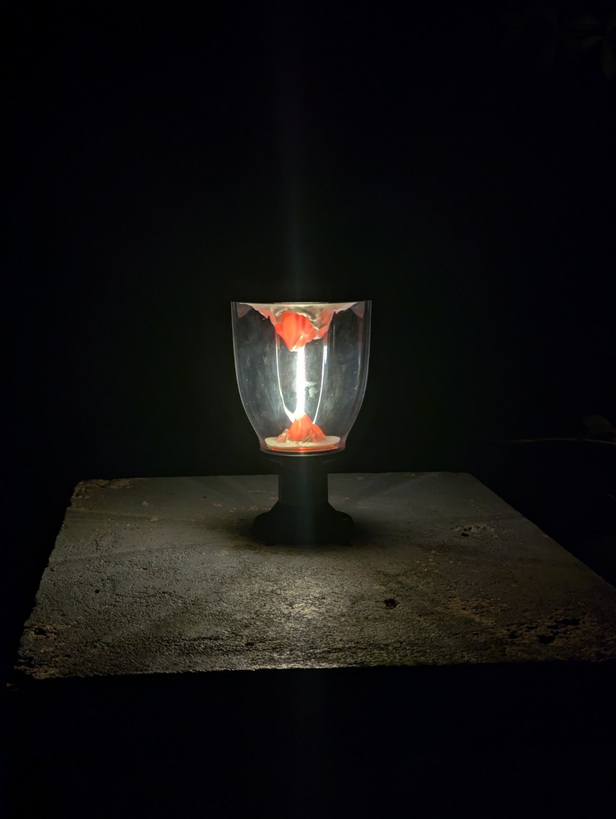 Tapetum Gate Light Volcano Series — real installation photo